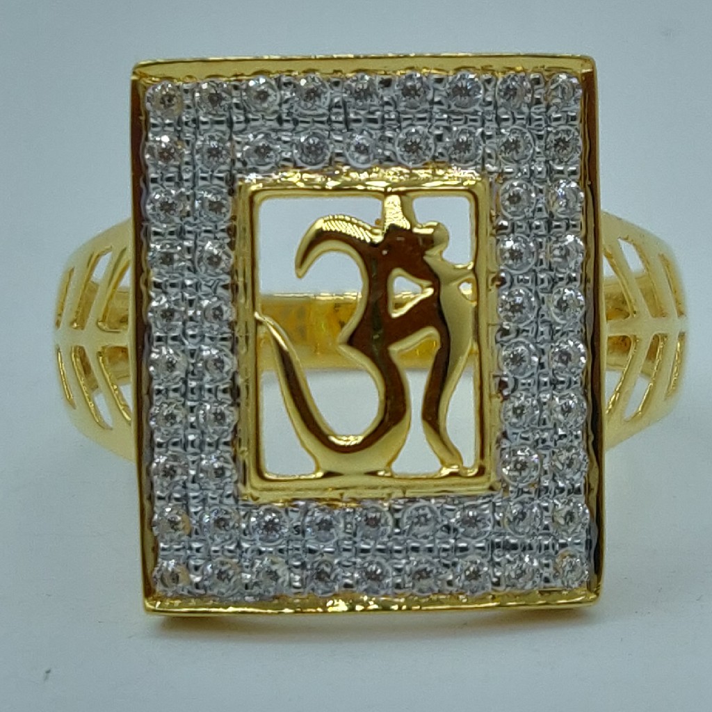 22k Om Design gents ring - Image 2