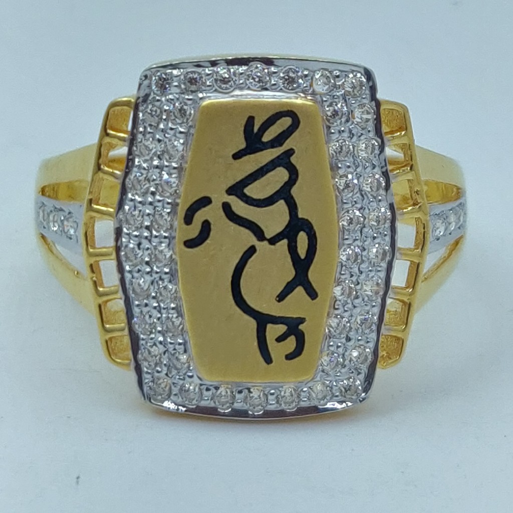 22k/916 fancy Exclusive gents ring