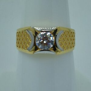 916/22k Exclusive gents ring