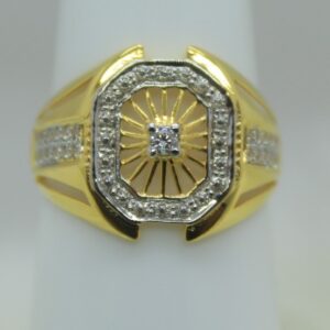 22k/916 new gents ring