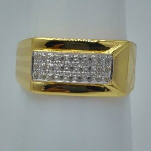 22k fancy gents ring