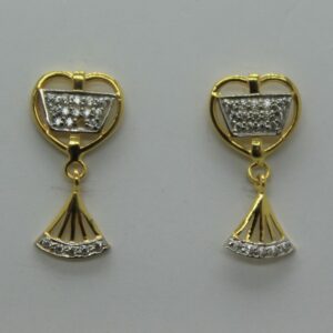 22k fancy light weight earrings