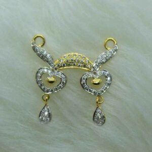 Gold designer mangalsutra pendant