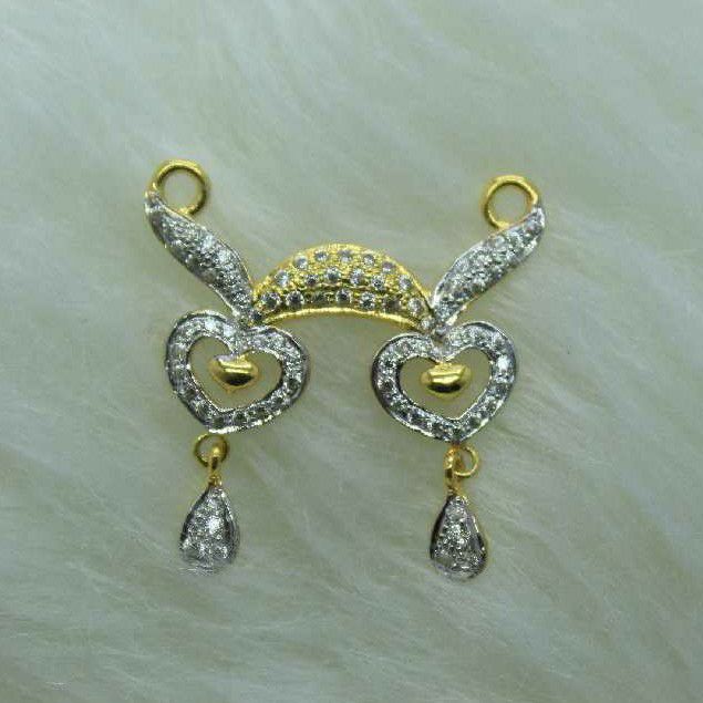 Gold designer mangalsutra pendant