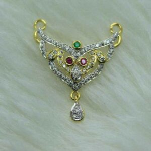 916 Gold Light weight mangalsutra pendant