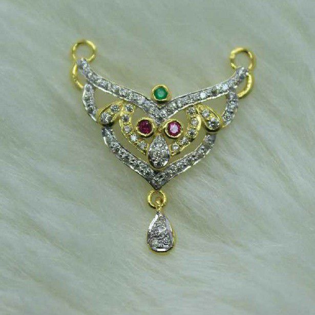 916 Gold Light weight mangalsutra pendant