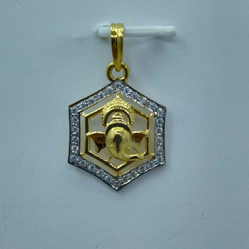916 Gold Ganesh pendant