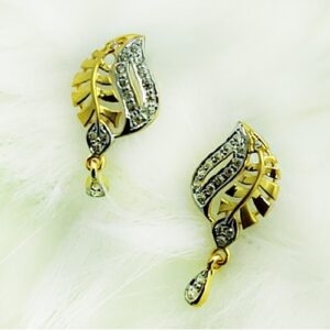 22KT Gold CZ Earring SSJ-E007