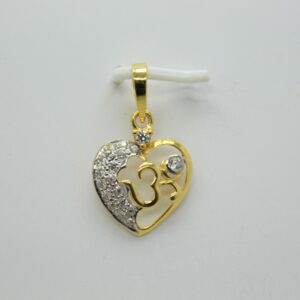 22K Gold Heart Shape Pendant SSJ-P005