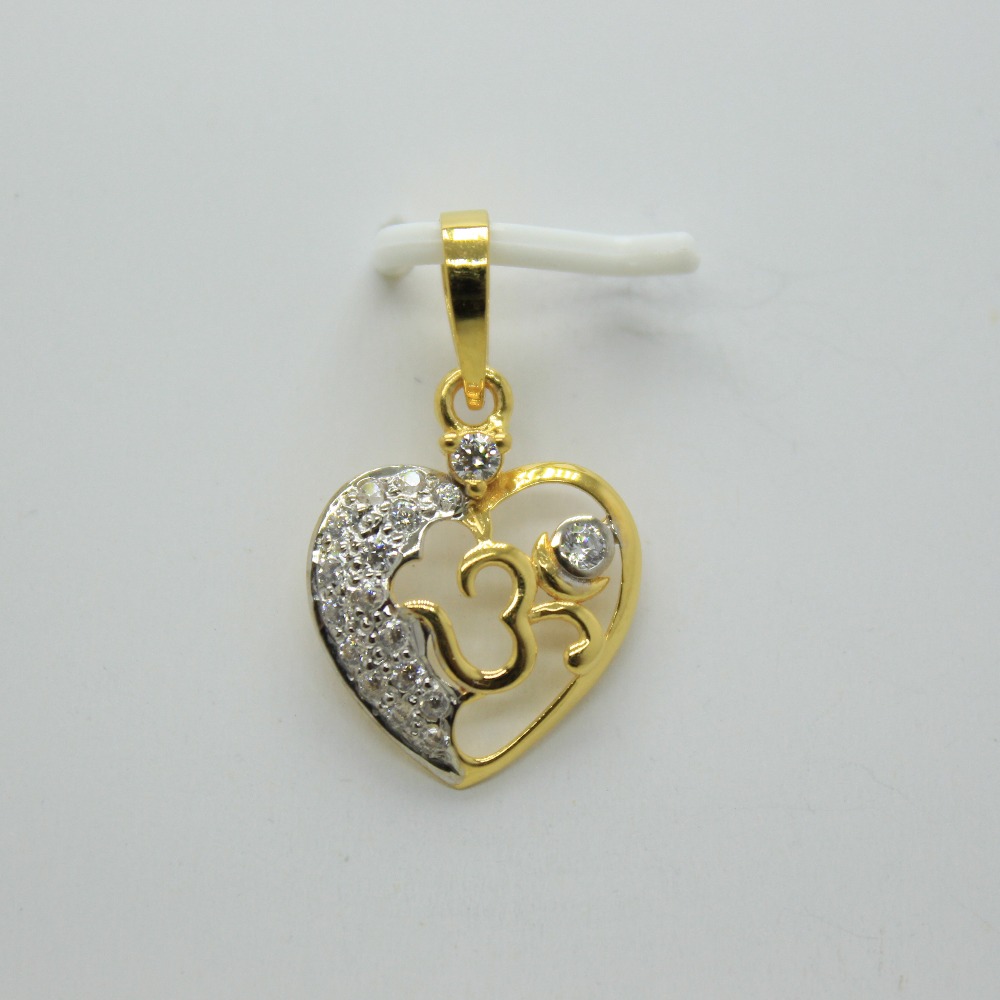 22K Gold Heart Shape Pendant SSJ-P005