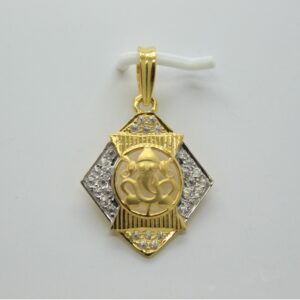 916 Gold Ganesha Pendant SSJ-P001