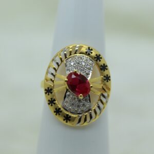 916 Gold CZ Ring SSJ-R002