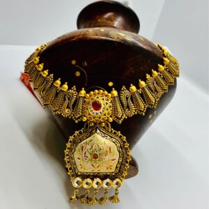 916 Gold Antique Necklace Set