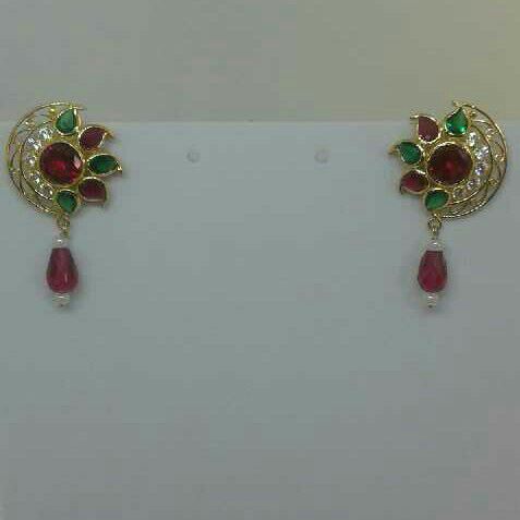22KT Gold Fancy Colorful Earrings