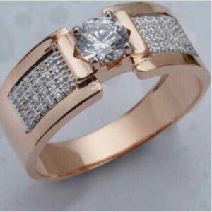 18KT Rose Gold Gents Calcutti Designer Ring