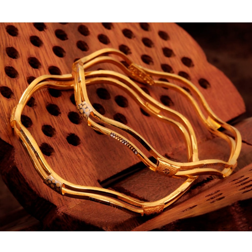 916 Gold Hallmark Antique Bangles
