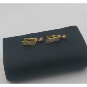 18KT Gold Fancy CZ Bali