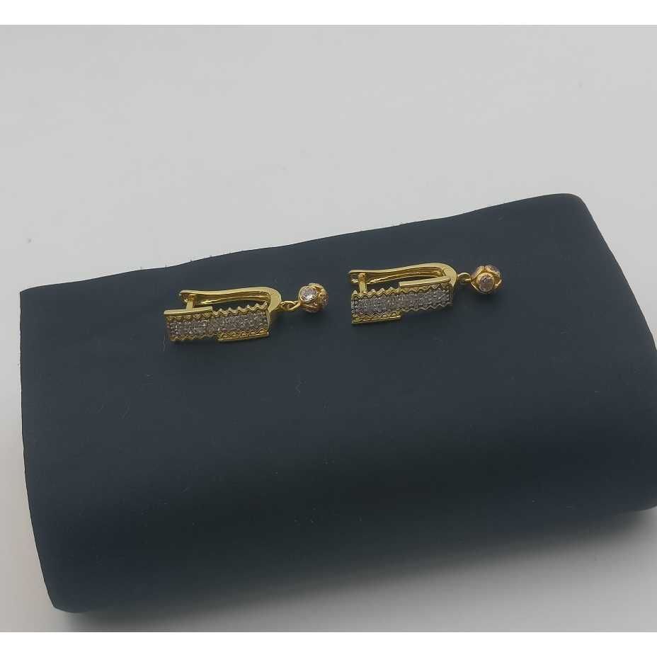 18KT Gold Fancy CZ Bali - Image 4
