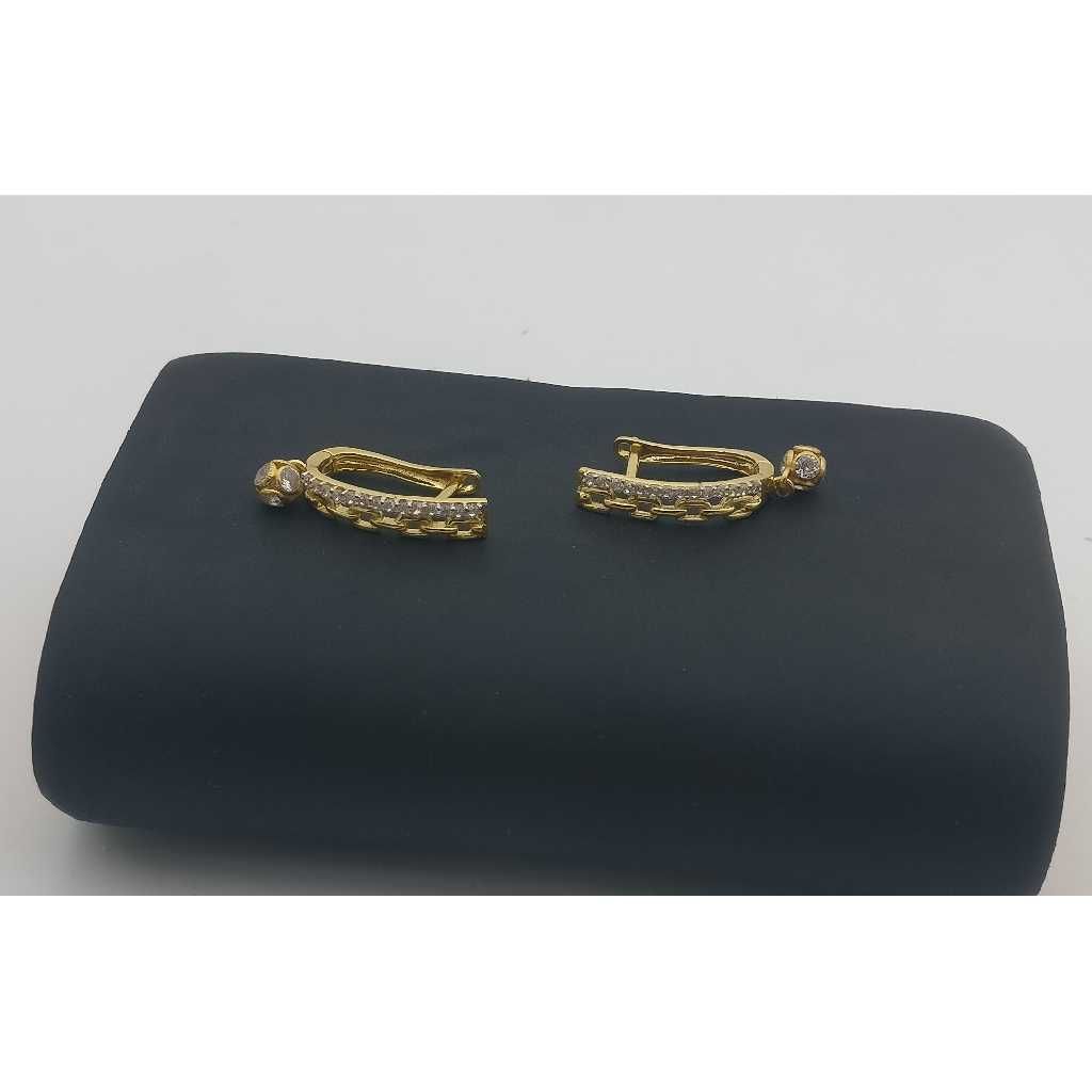 18KT Gold Fancy CZ Bali - Image 3