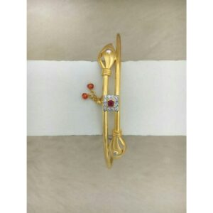 22kt/916Gold Fancy Ladies Diamond  Kada