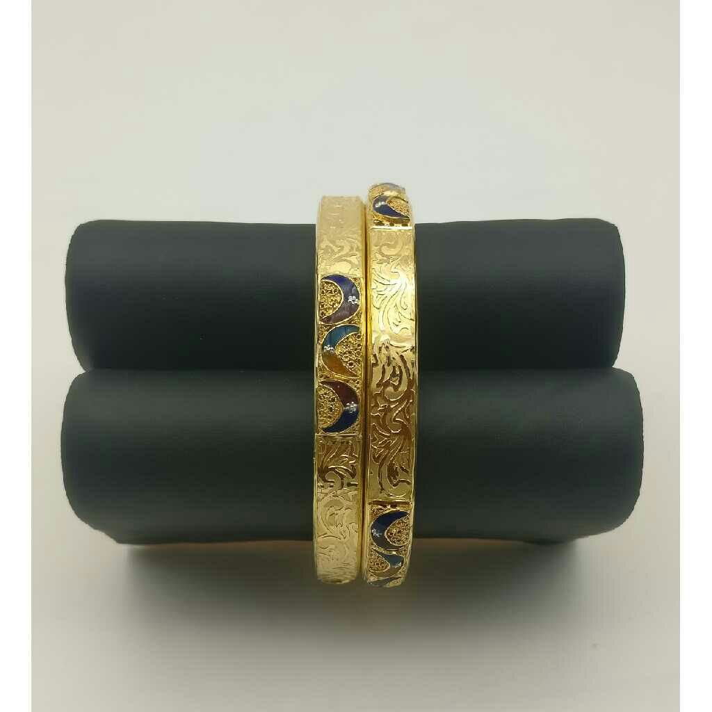 22K Gold Stylish Traditional Copper Kadli