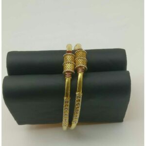 22K / 916 Stylish Gold Round Kadli