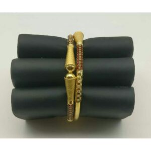916 Gold Ladies Designer Pipe Kadli