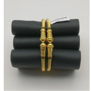 916 Yellow Gold Designer Copper Kada