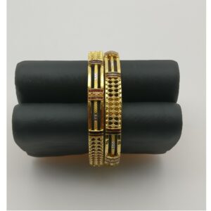22KT Gold Hallmarked Antique Designer Copper Kada