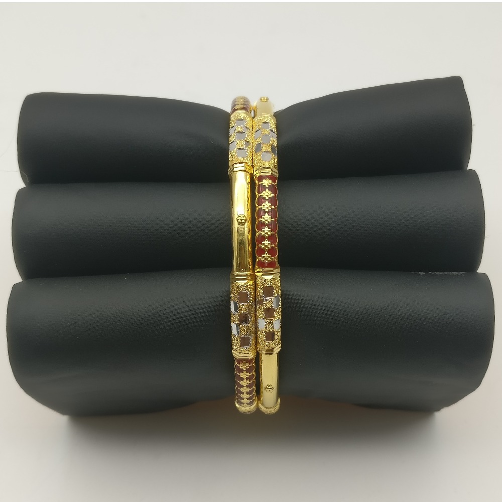 916 Gold Designer Ladies Copper Kadli