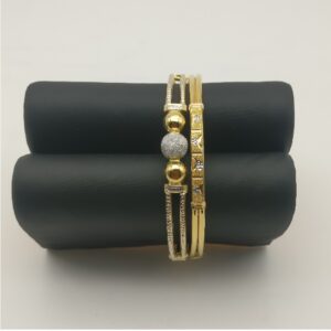 916 Gold Beaded Fancy Copper Kadli