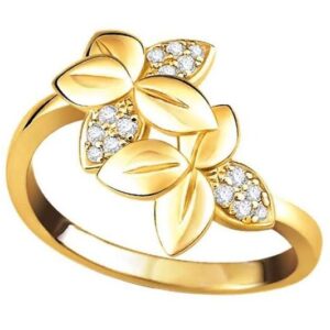 FLORA CZ DIAMOND RING LR0011