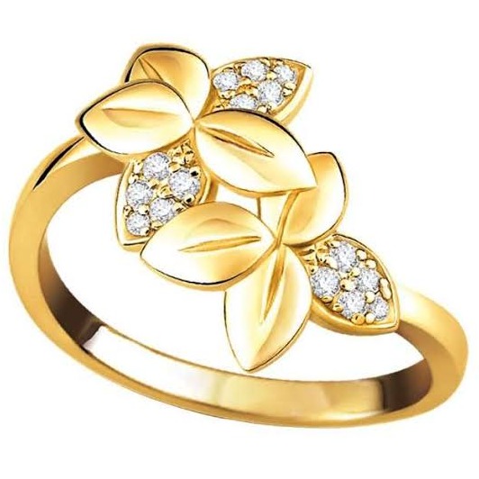 FLORA CZ DIAMOND RING LR0011