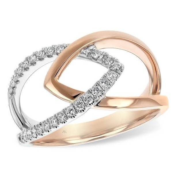 nysha mix cz diamond ring lR 008