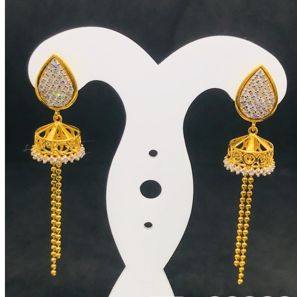 18 CARAT CZ GOLD DROP BT0052