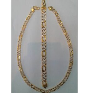 HOLLOW KADAP DIAMOND CHAIN & BRACELET CB0002