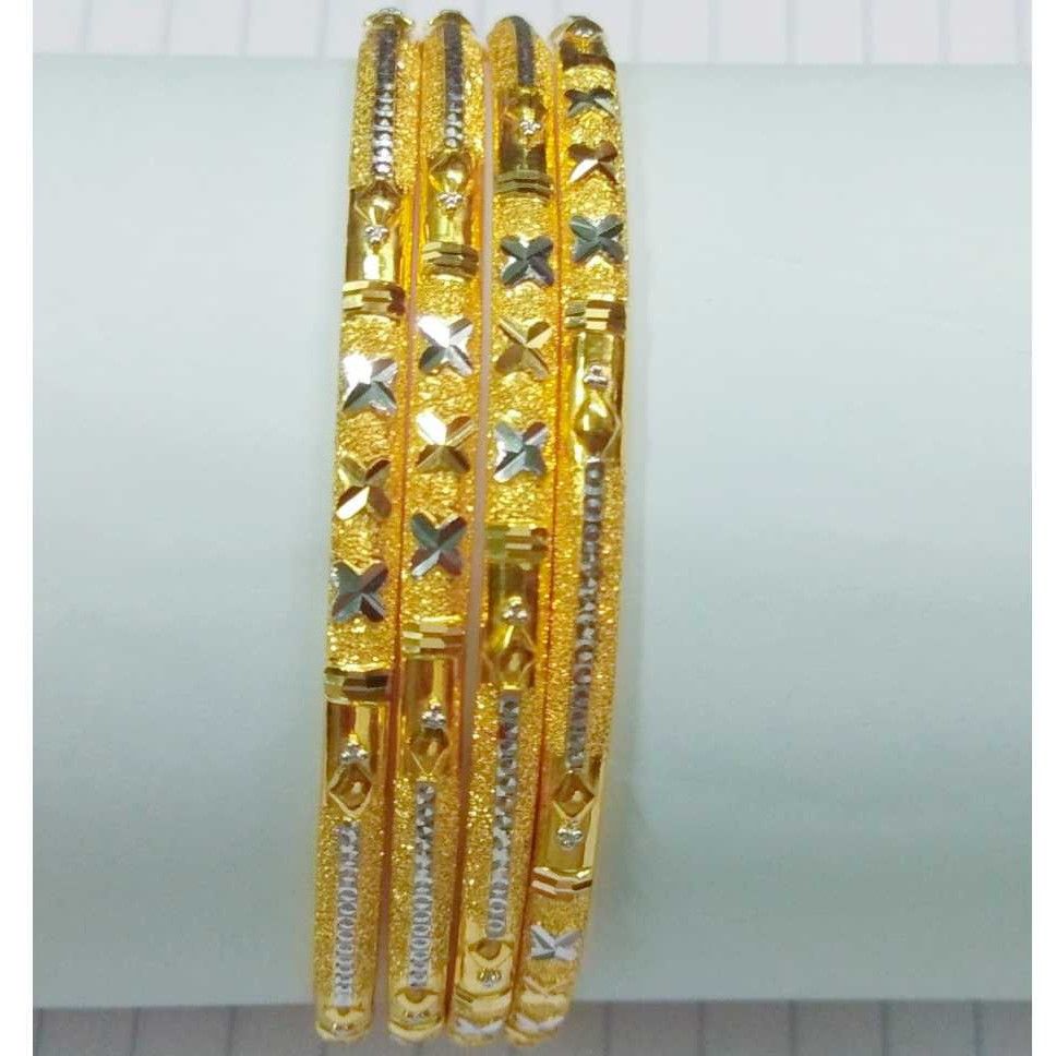 916 GOLD TRADITIONAL BANGLES SET