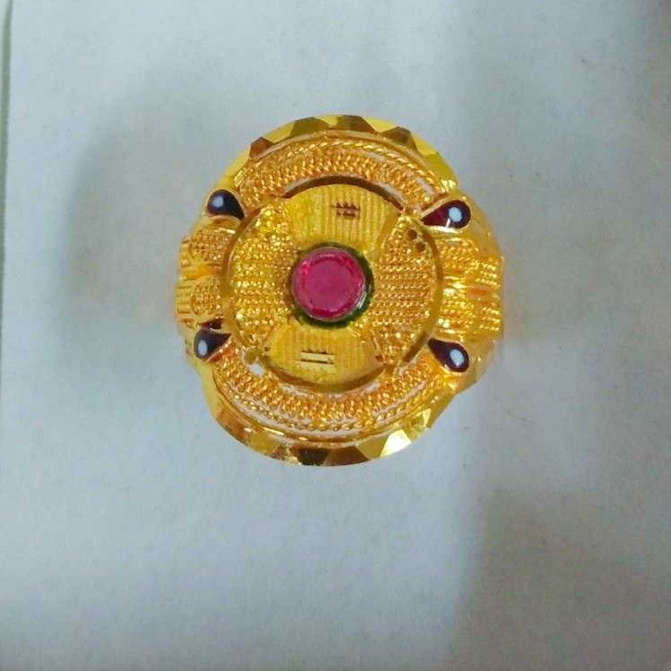 916 GOLD FINGER RING LR0003
