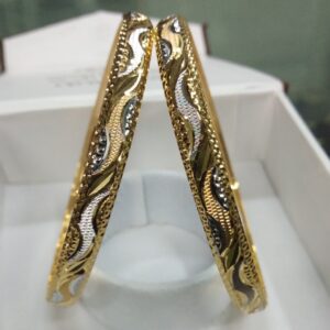 916 gold cnc bangle