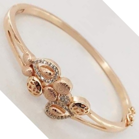 18 carat rose gold kada - Image 3