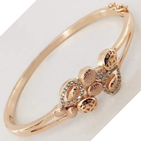 18 carat rose gold kada - Image 2