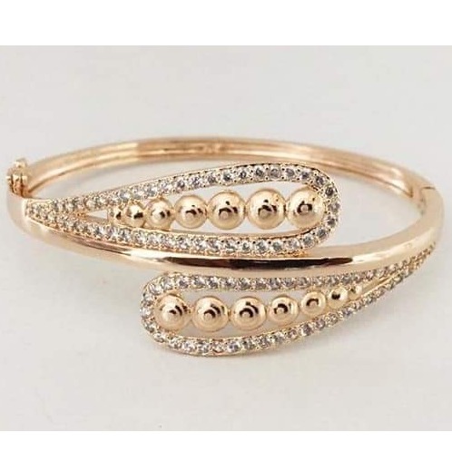 18 carat rose gold women kada