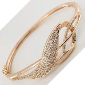 18 carat rose gold women kada