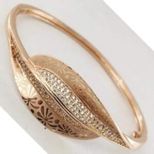 18 carat rose gold women kada