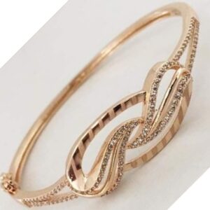 18 carat rose gold women kada