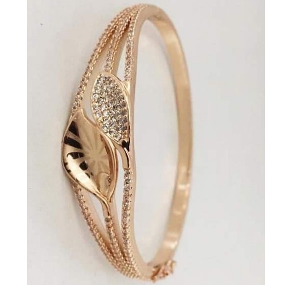 18 carat rose gold woman kada - Image 2