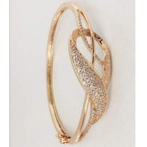 18 carat rose gold women kada