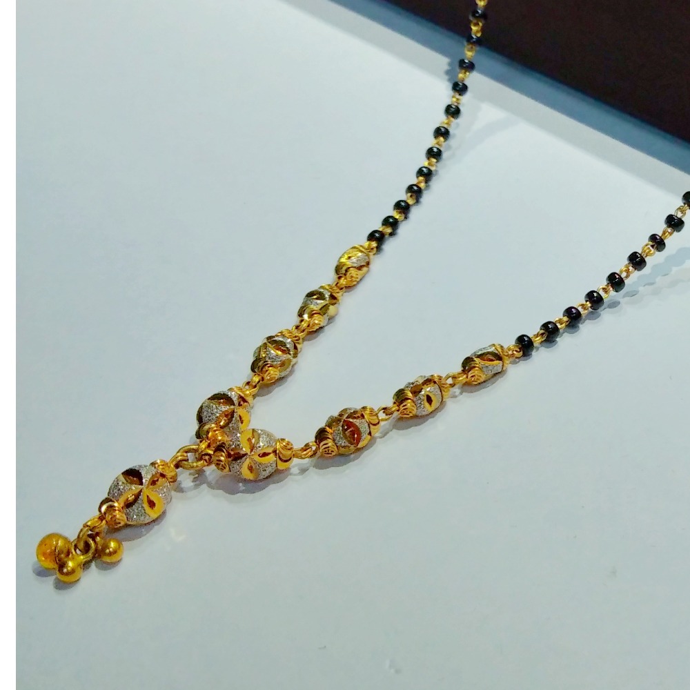 916 gold designer mangalsutra - Image 2