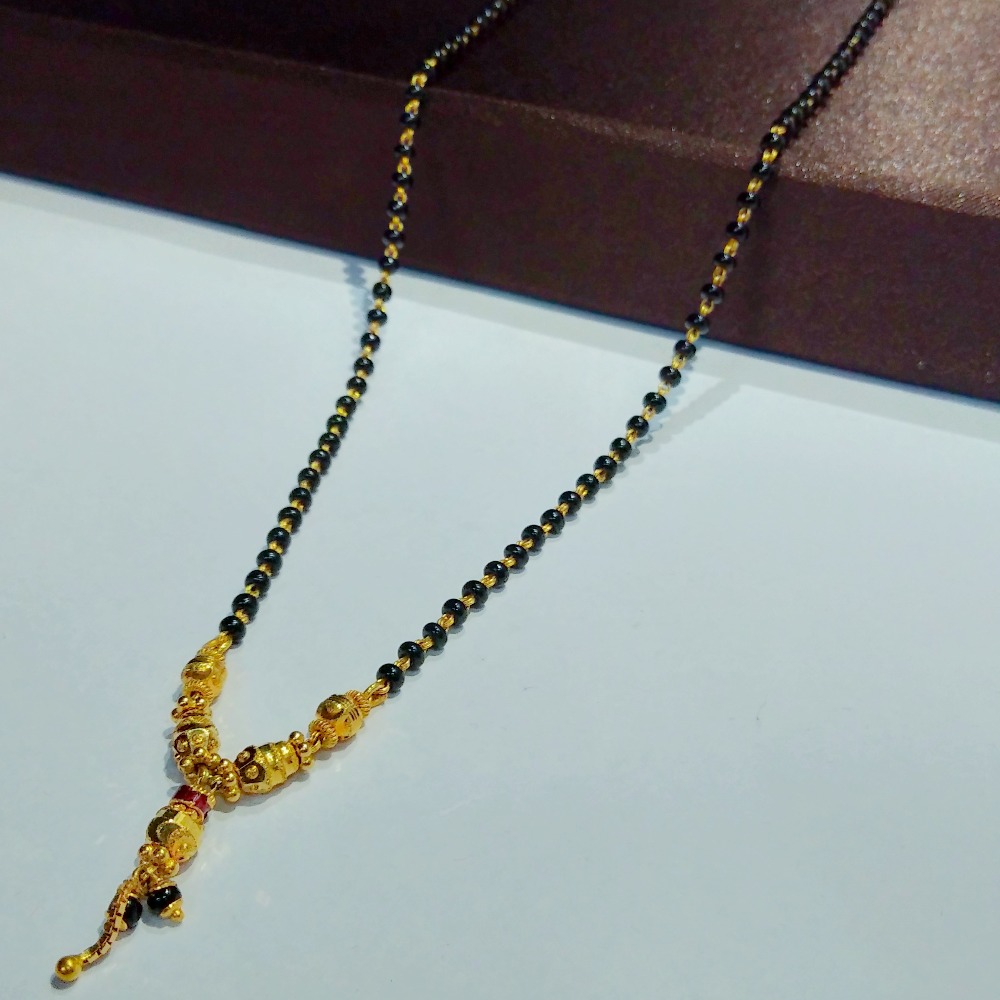 916 gold modern mangalsutra - Image 2