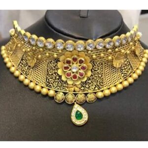 916 gold choker necklace